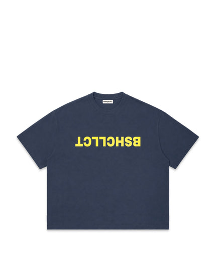 DECODED TEE - DARK BLUE / YELLOW