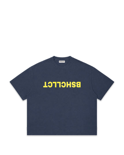 DECODED TEE - DARK BLUE / YELLOW