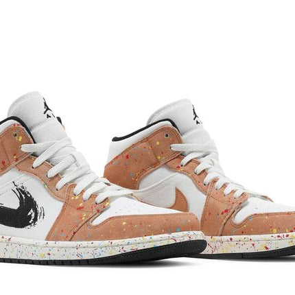 Air Jordan Air Jordan 1 Mid SE Brushstroke - DA8005-100 / DA8006-100