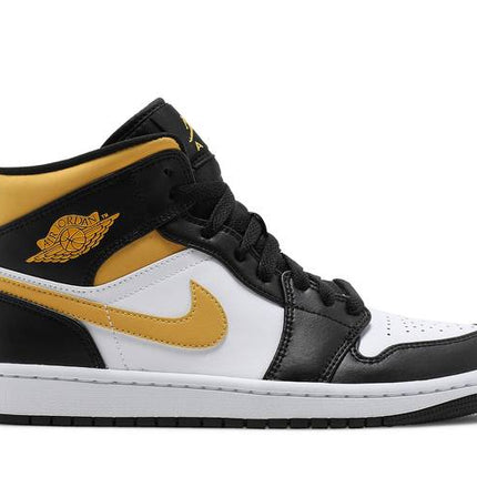 Air Jordan Air Jordan 1 Mid White Pollen Black - 554724-177 / 554725-177