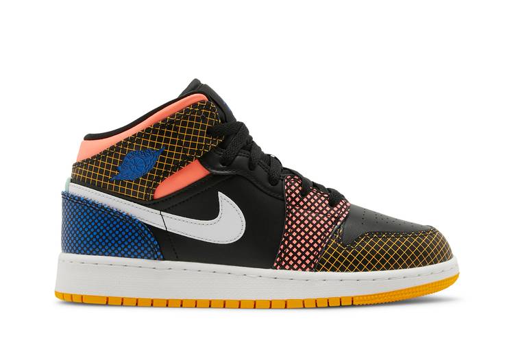 Air Jordan Air Jordan 1 Mid MMD Multi-Color Grid - DC4092-001