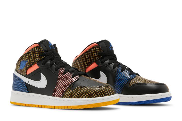 Air Jordan Air Jordan 1 Mid MMD Multi-Color Grid - DC4092-001