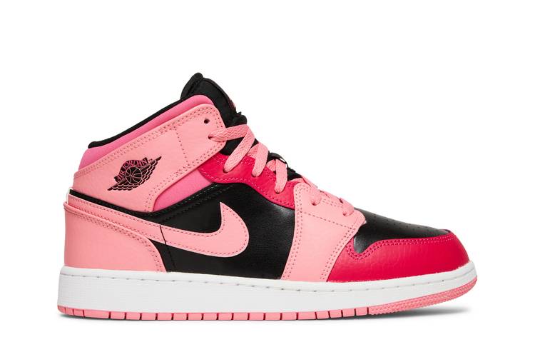 Air Jordan Air Jordan 1 Mid Coral Chalk Pink - 554725-662