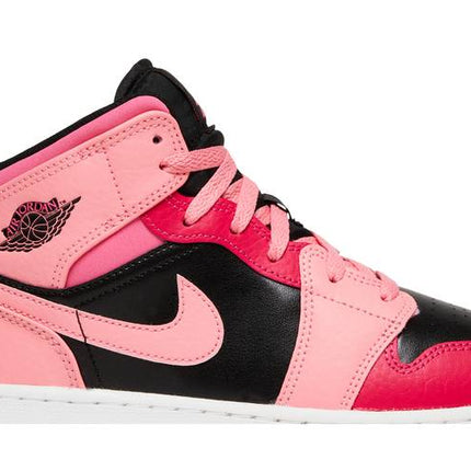 Air Jordan Air Jordan 1 Mid Coral Chalk Pink - 554725-662