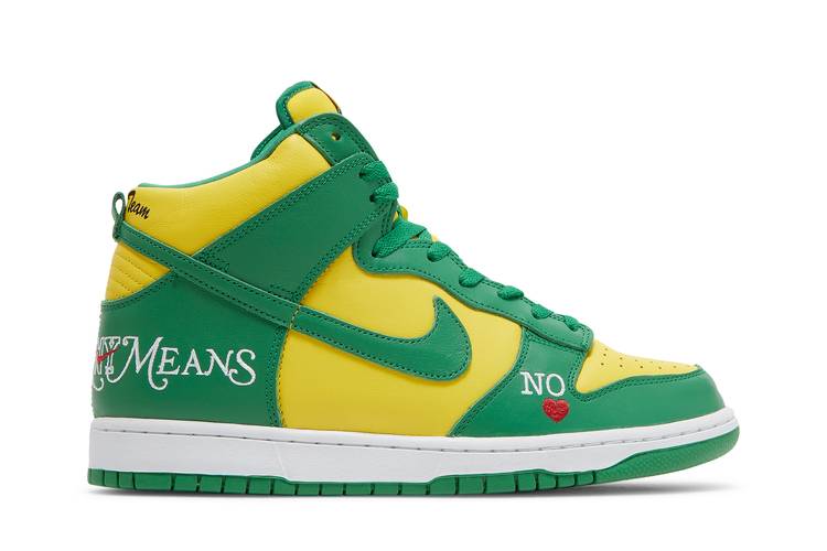 Nike SB Dunk High Supreme By Any Means Brazil - DN3741-700