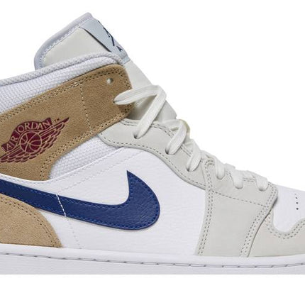 Air Jordan Air Jordan 1 Mid Tan Suede Navy - DO6726-100