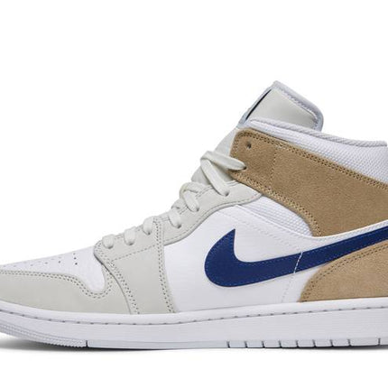 Air Jordan Air Jordan 1 Mid Tan Suede Navy - DO6726-100