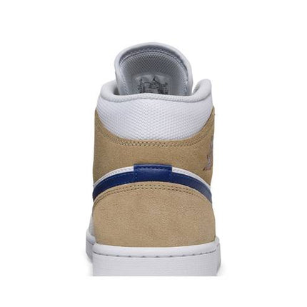 Air Jordan Air Jordan 1 Mid Tan Suede Navy - DO6726-100