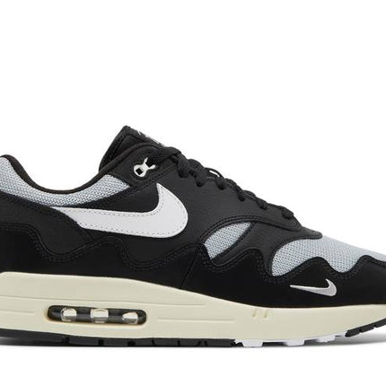 Nike Air Max 1 Patta Black Grey (Special Box + Bracelet) - DQ0299-001