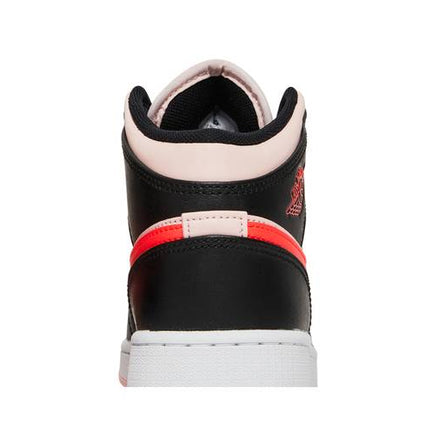 Air Jordan Air Jordan 1 Mid Black Pink Crimson - 554725-604