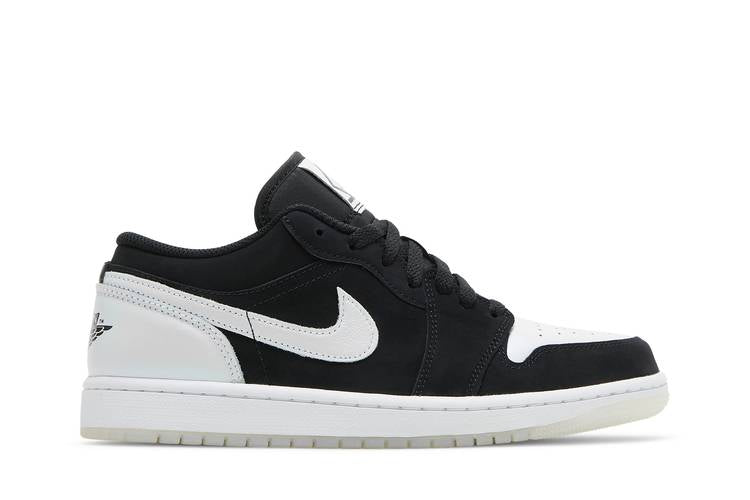 Air Jordan Air Jordan 1 Low Black White Diamond - DH6931-001