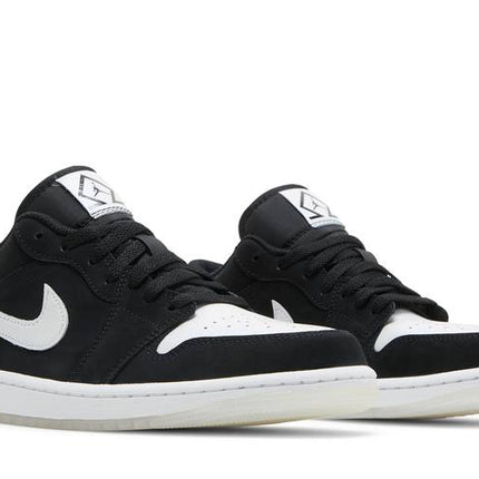 Air Jordan Air Jordan 1 Low Black White Diamond - DH6931-001