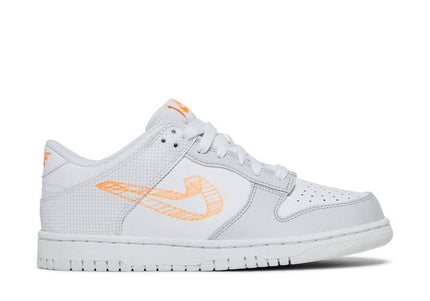 Nike Dunk Low 3D Swoosh White Grey - DR0171-100