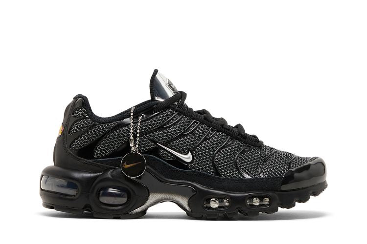 Nike Air Max Plus Black Suede Silver  - DQ0850-001