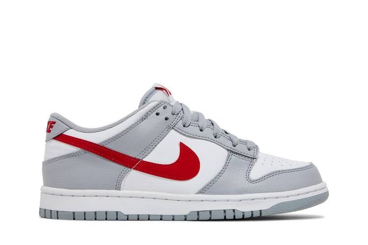 Nike Dunk Low White Grey Red - undefined