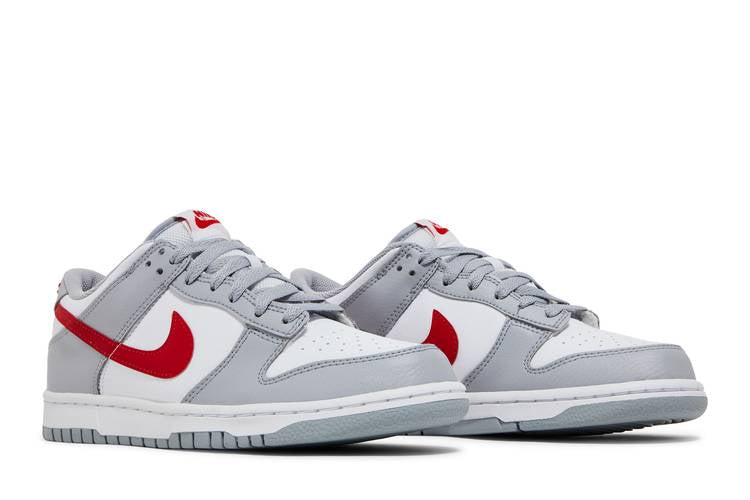 Nike Dunk Low White Grey Red - undefined