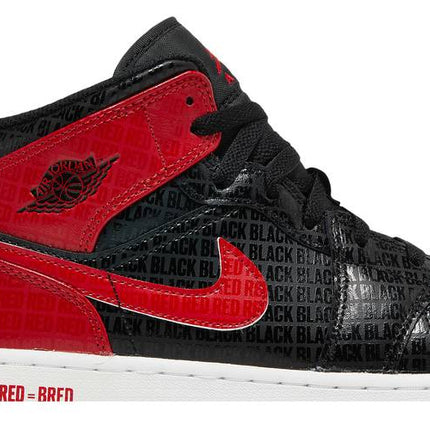 Air Jordan Air Jordan 1 Mid Bred Text - DM9650-001