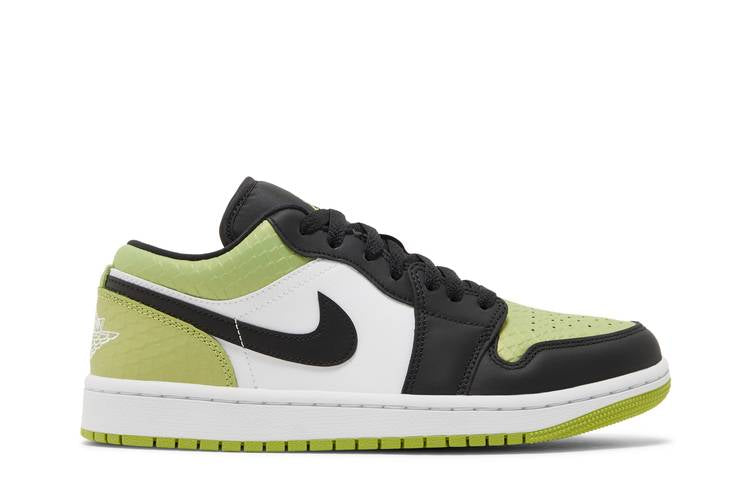 Air Jordan Air Jordan 1 Low Vivid Green Snakeskin - DX4446-301