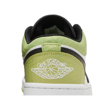 Air Jordan Air Jordan 1 Low Vivid Green Snakeskin - DX4446-301