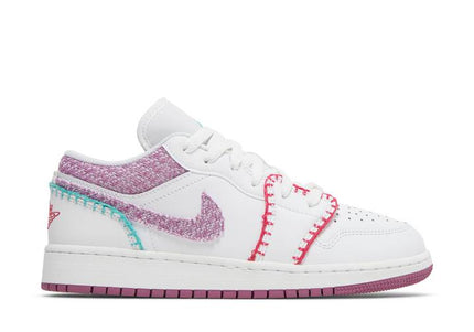 Air Jordan Air Jordan 1 Low White Light Bordeaux - DM9037-100