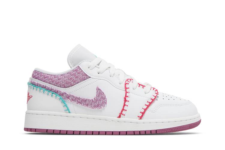 Air Jordan Air Jordan 1 Low White Light Bordeaux - DM9037-100