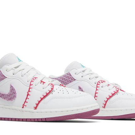 Air Jordan Air Jordan 1 Low White Light Bordeaux - DM9037-100