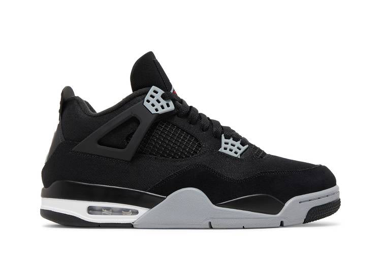 Air Jordan Air Jordan 4 Black Canvas - DH7138-006 / DV0553-006