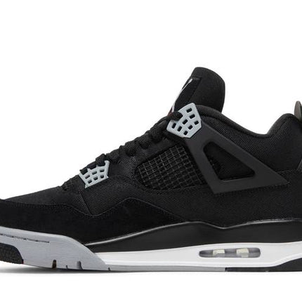 Air Jordan Air Jordan 4 Black Canvas - DH7138-006 / DV0553-006