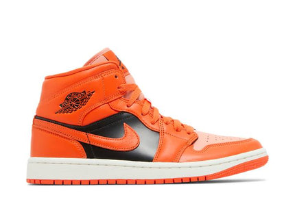 Air Jordan Air Jordan 1 Mid Orange Black - DM3381-600