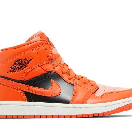 Air Jordan Air Jordan 1 Mid Orange Black - DM3381-600