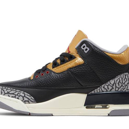 Air Jordan Air Jordan 3 Retro Black Cement Gold - CK9246-067