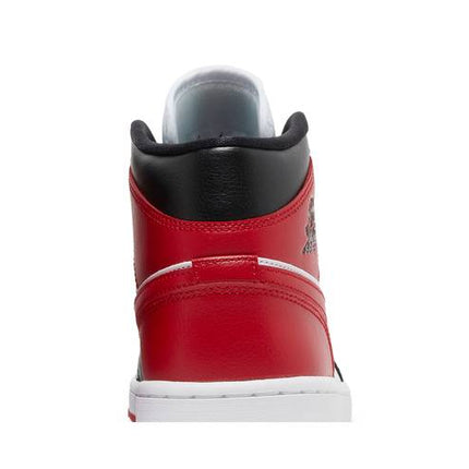 Air Jordan Air Jordan 1 Mid White Bred Toe - BQ6472-079