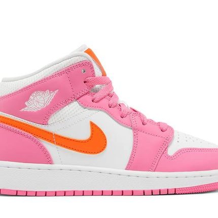 Air Jordan Air Jordan 1 Mid Pinksicle Safety Orange - DX3240-681