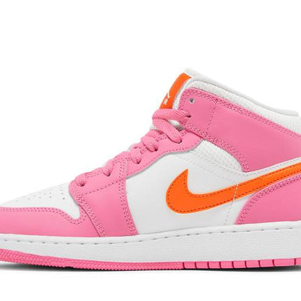 Air Jordan Air Jordan 1 Mid Pinksicle Safety Orange - DX3240-681