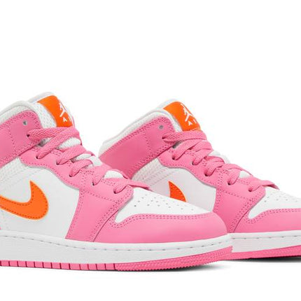 Air Jordan Air Jordan 1 Mid Pinksicle Safety Orange - DX3240-681