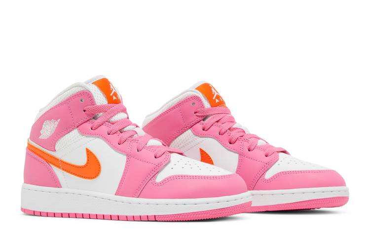 Air Jordan Air Jordan 1 Mid Pinksicle Safety Orange - DX3240-681