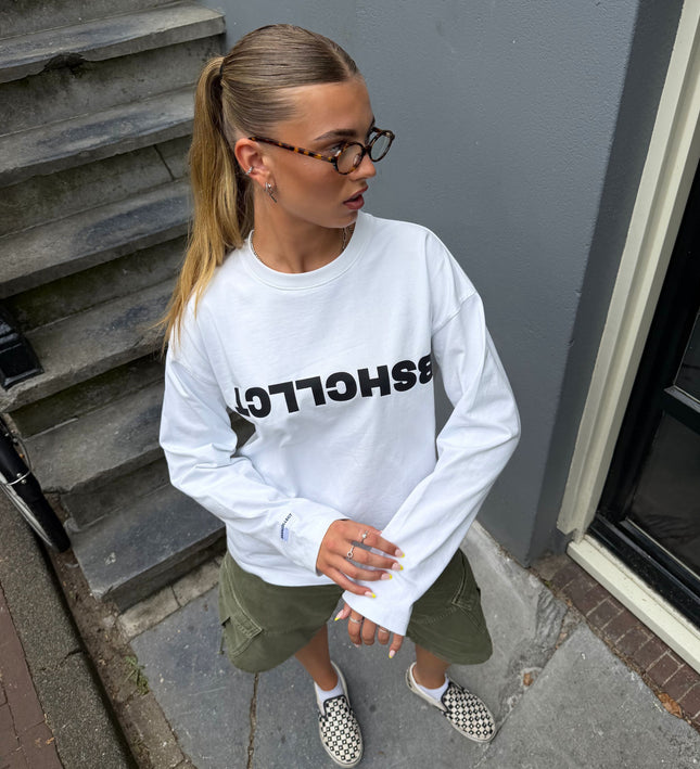 DECODED LONGSLEEVE - BLANC
