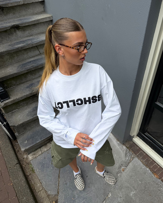 DECODED LONGSLEEVE - WHITE