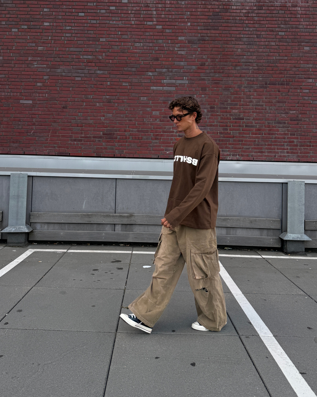 DECODED LONGSLEEVE - BROWN
