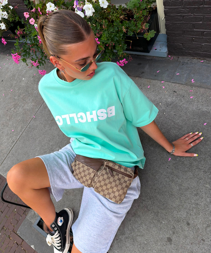 DECODED TEE - MINT AQUA