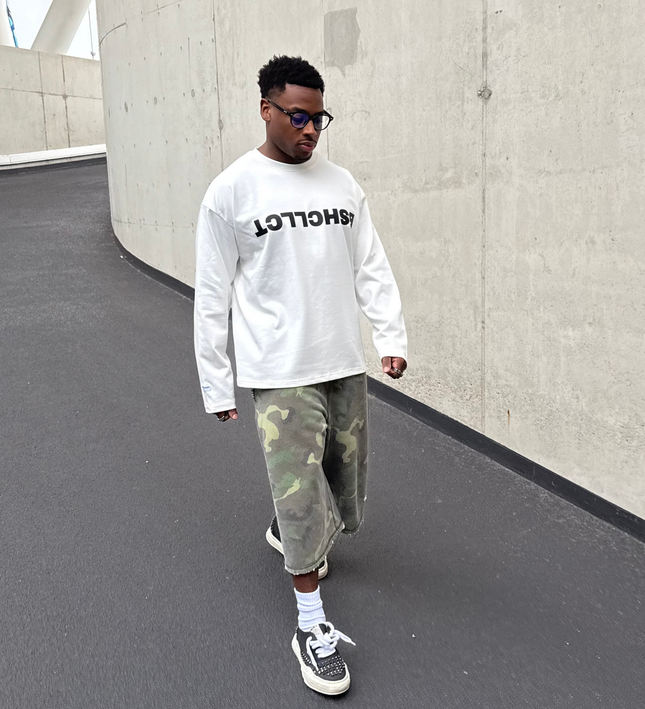 DECODED LONGSLEEVE - BLANC
