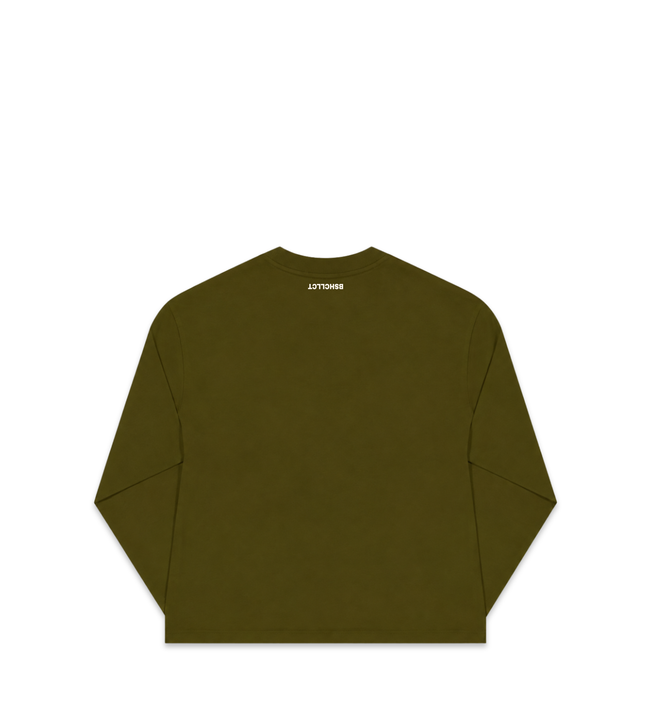 DECODED LONGSLEEVE - OLIJFGROEN