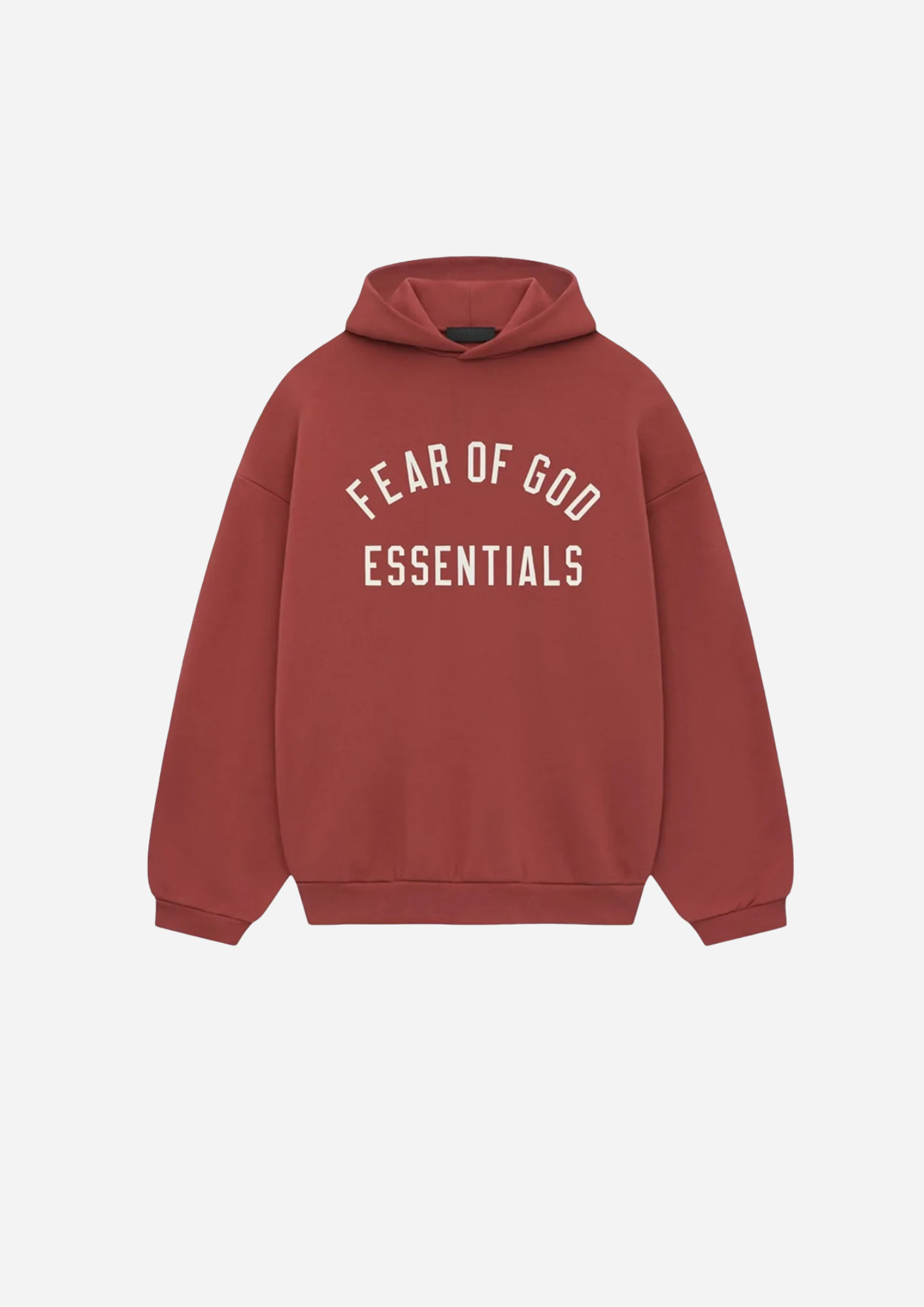 Fear of God Essentials Crimson Hoodie