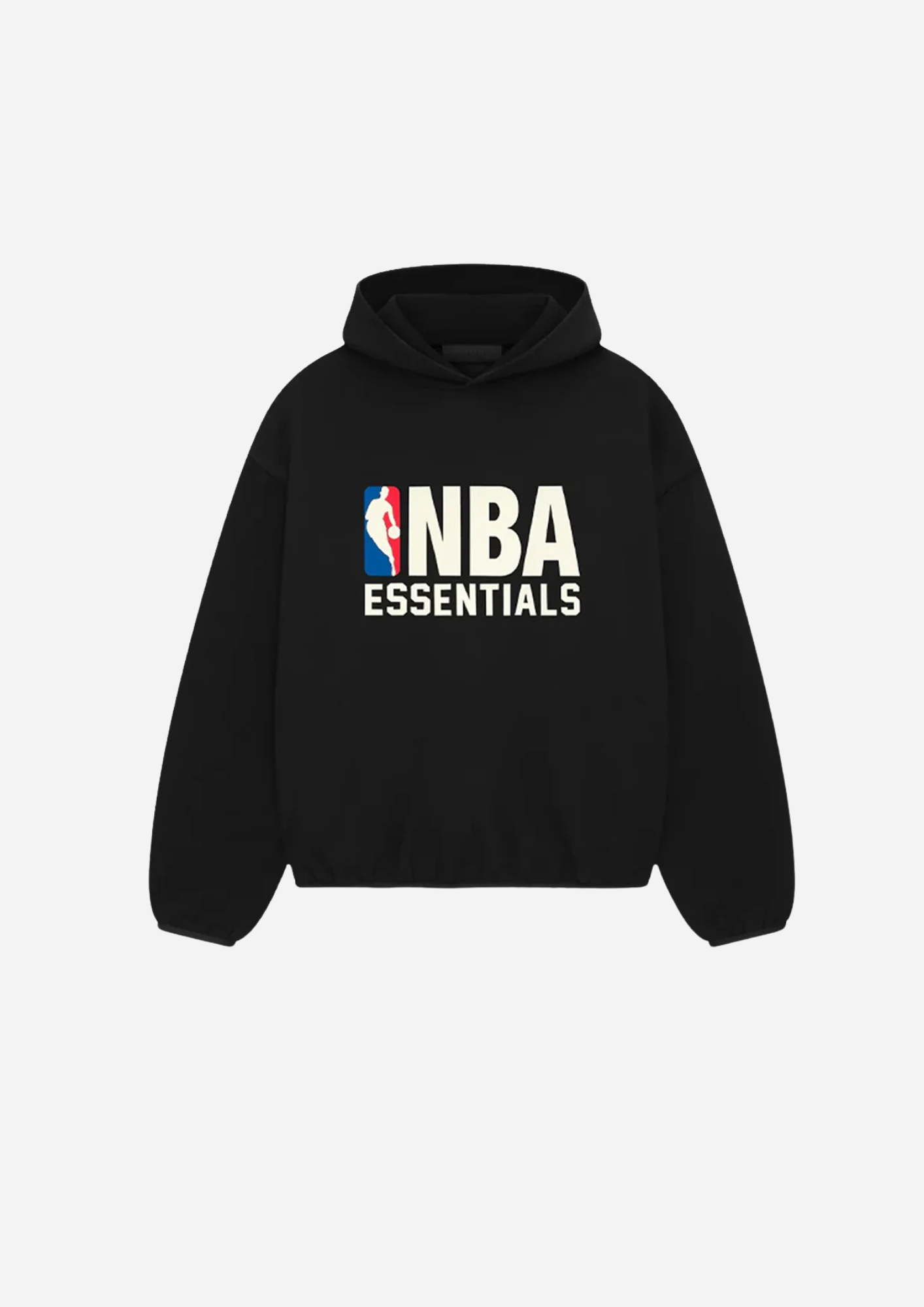 Fear of God Essentials NBA Black White Hoodie