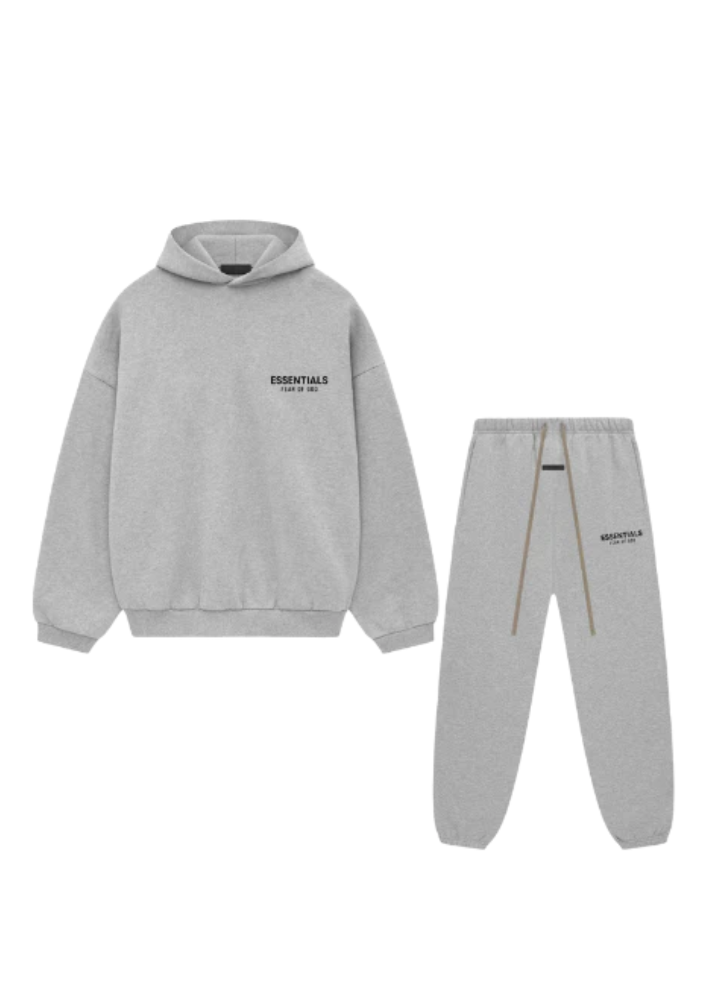 Fear of God Essentials Tracksuit Light Heather