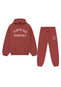 Fear of God Essentials Tracksuit Crimson Set