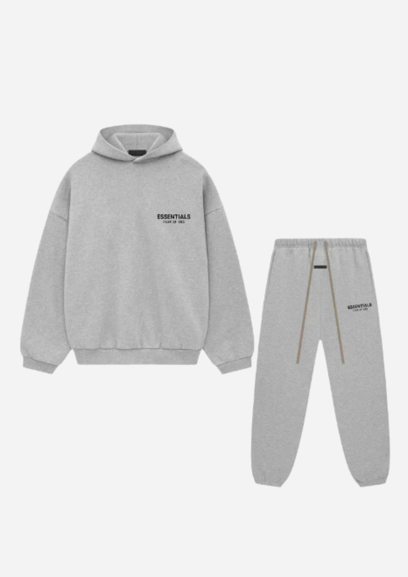 Fear of God Essentials Tracksuit Light Heather