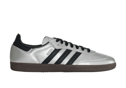 Adidas Samba OG Silver Metallic Black Gum - JI4218