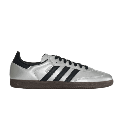 Adidas Samba OG Silver Metallic Black Gum - JI4218