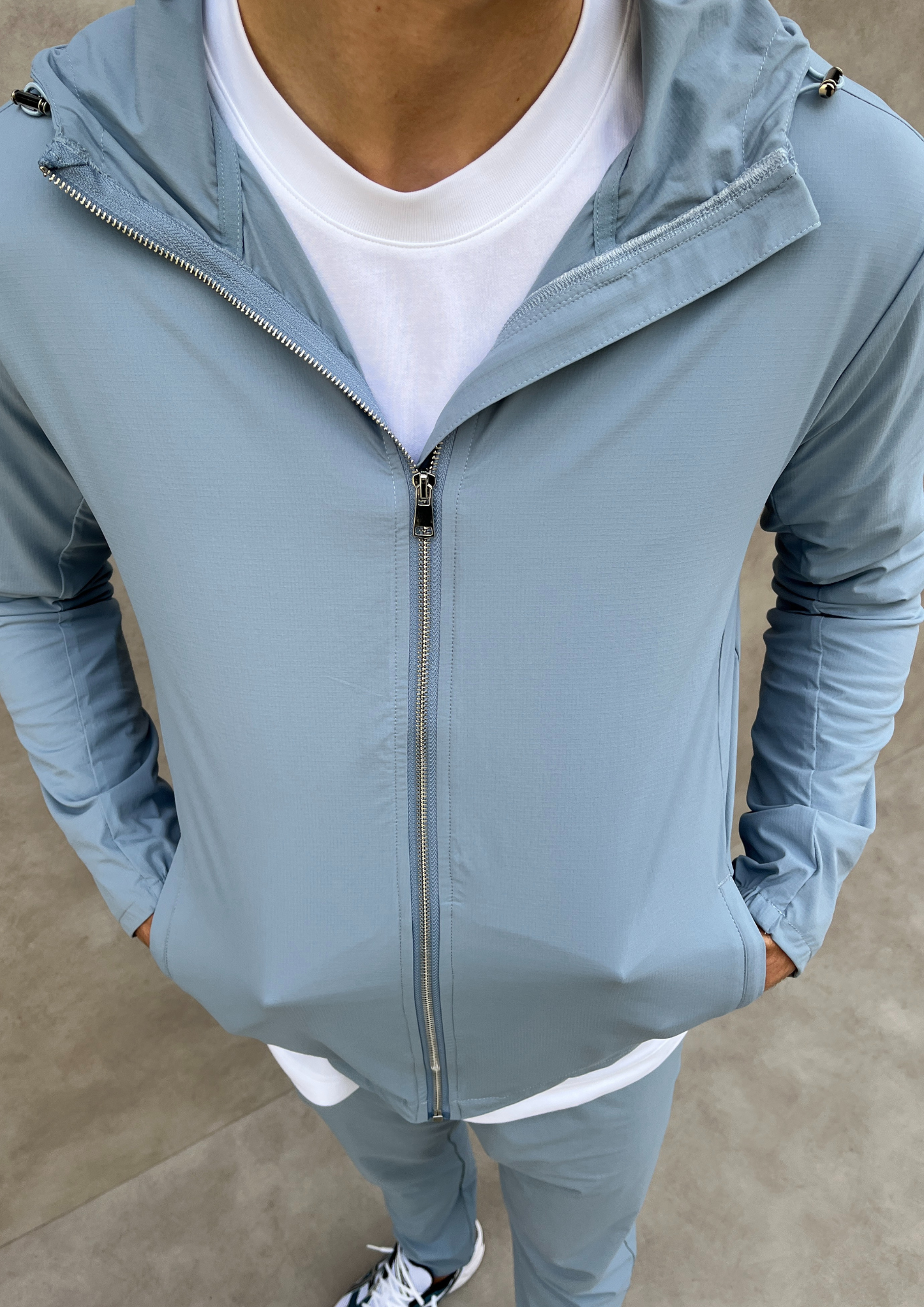 The Phantom Tech Windbreaker in Blue